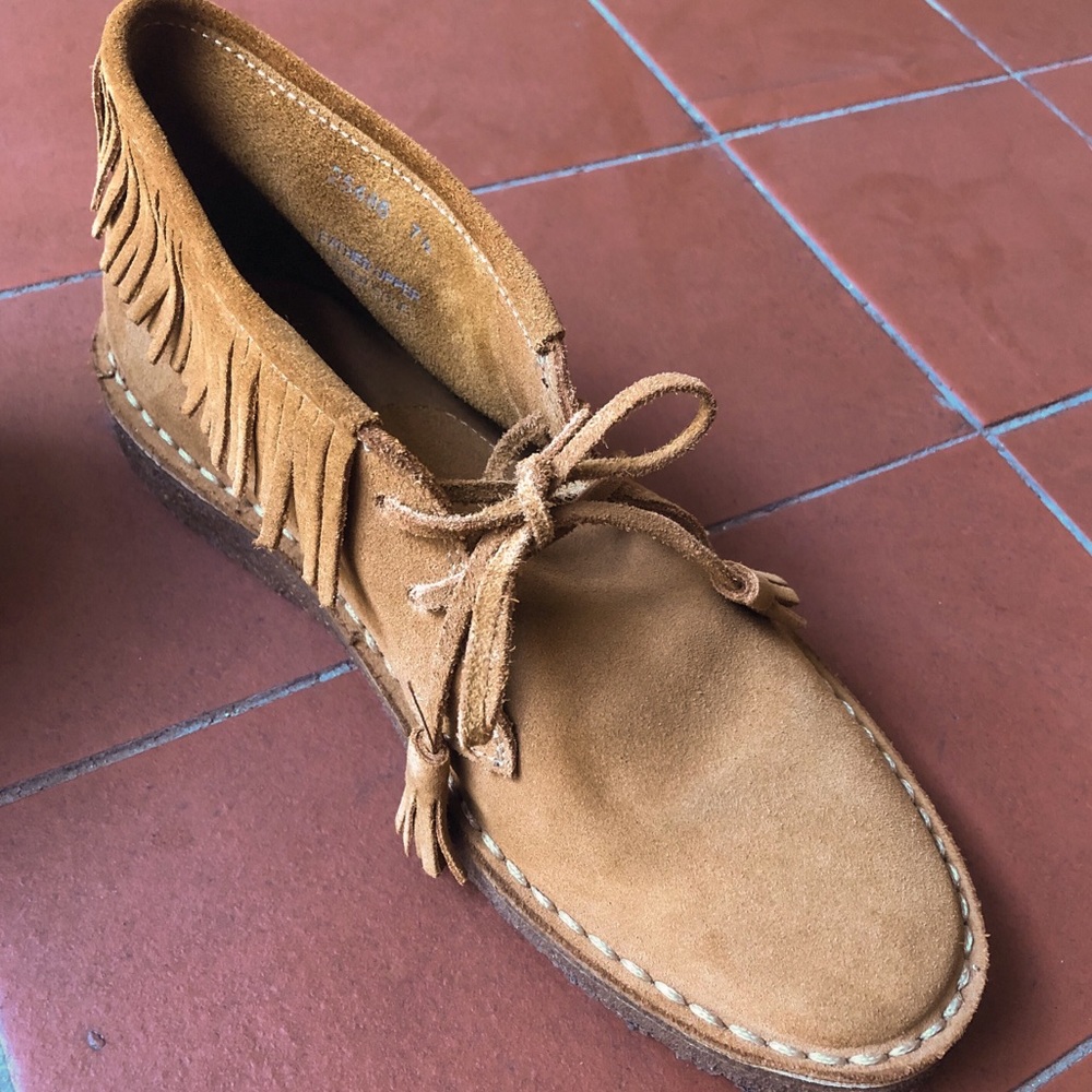 J Crew suede fringe boots - Picture 3 of 5